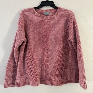 Palette Pink Crewneck Sweater Soft Comfy Large